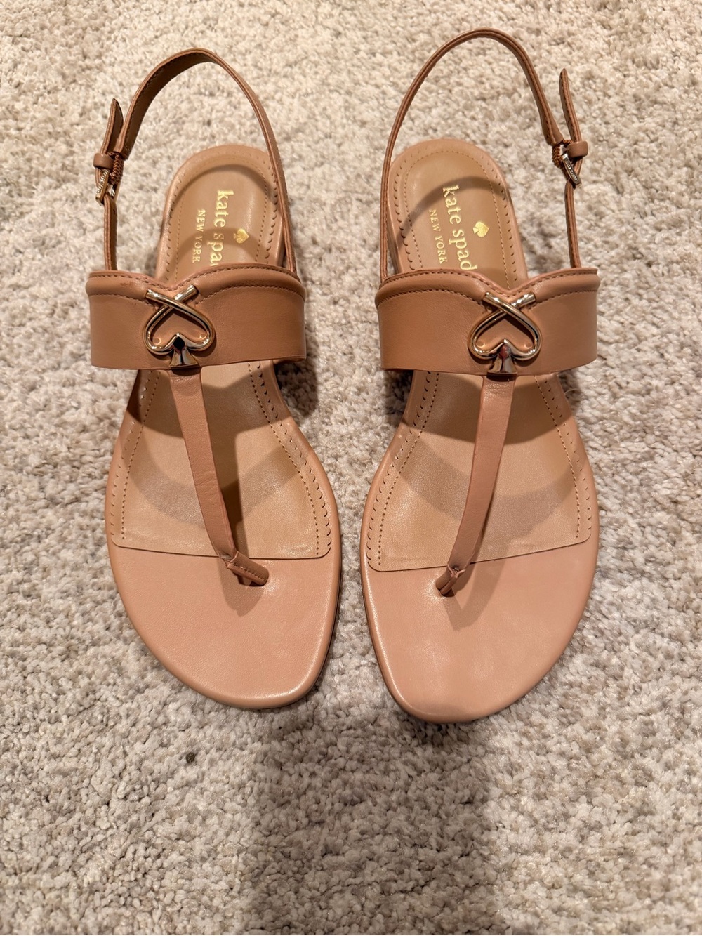 Kate Spade Kendra Sandals - Light Fawn Size 8B (NWT)